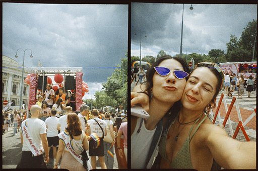 Pride Parade Moments with the Lomography Half-Frame Simple Use Camera