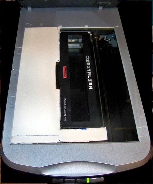 Aligning the DigitaLIZA on the Epson v500