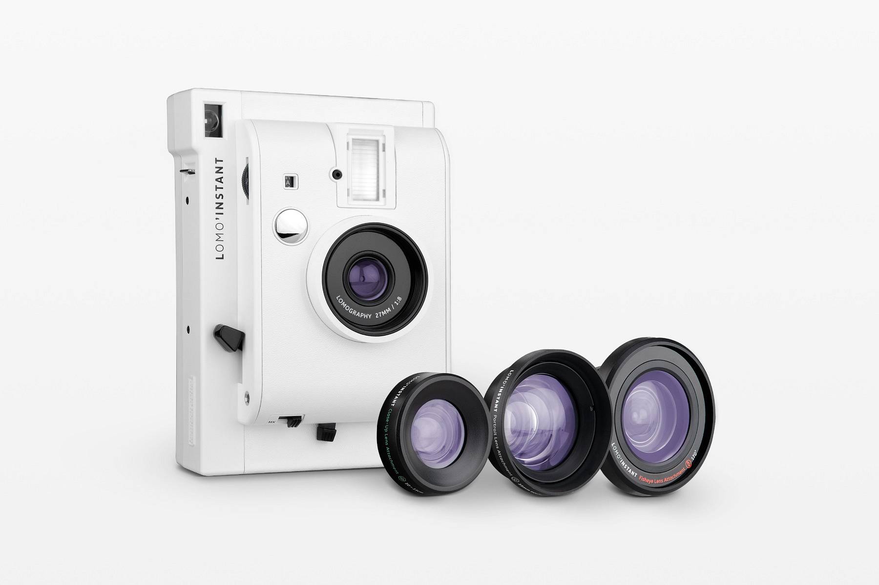 Lomo’Instant White 拍立得相机套装－经典纯白色