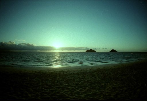 Sunrise at Lanikai Beach