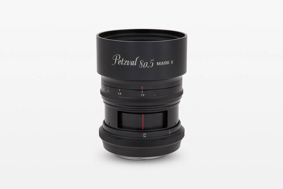 Petzval 匹兹伐 80.5 mm MKII f/1.9 散景调控艺术镜头 - 黑铝版 - Canon EF 卡口