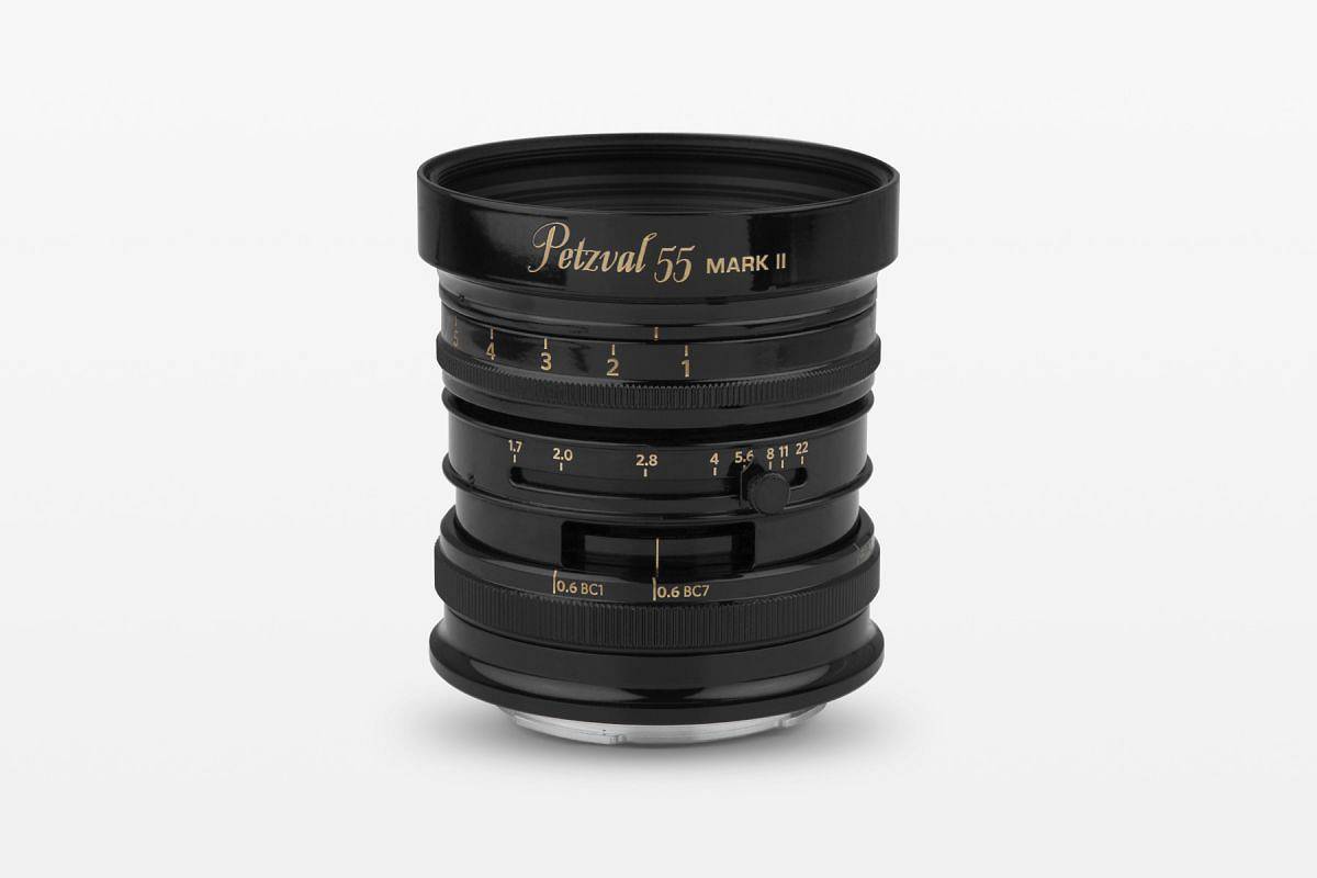 Petzval 匹兹伐 55 mm f/1.7 MKII 散景调控无反艺术镜头 - 黑铜版 - Sony E 卡口