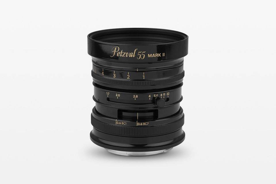 Petzval 匹兹伐 55 mm f/1.7 MKII 散景调控无反艺术镜头 - 黑铜版 - Sony E 卡口