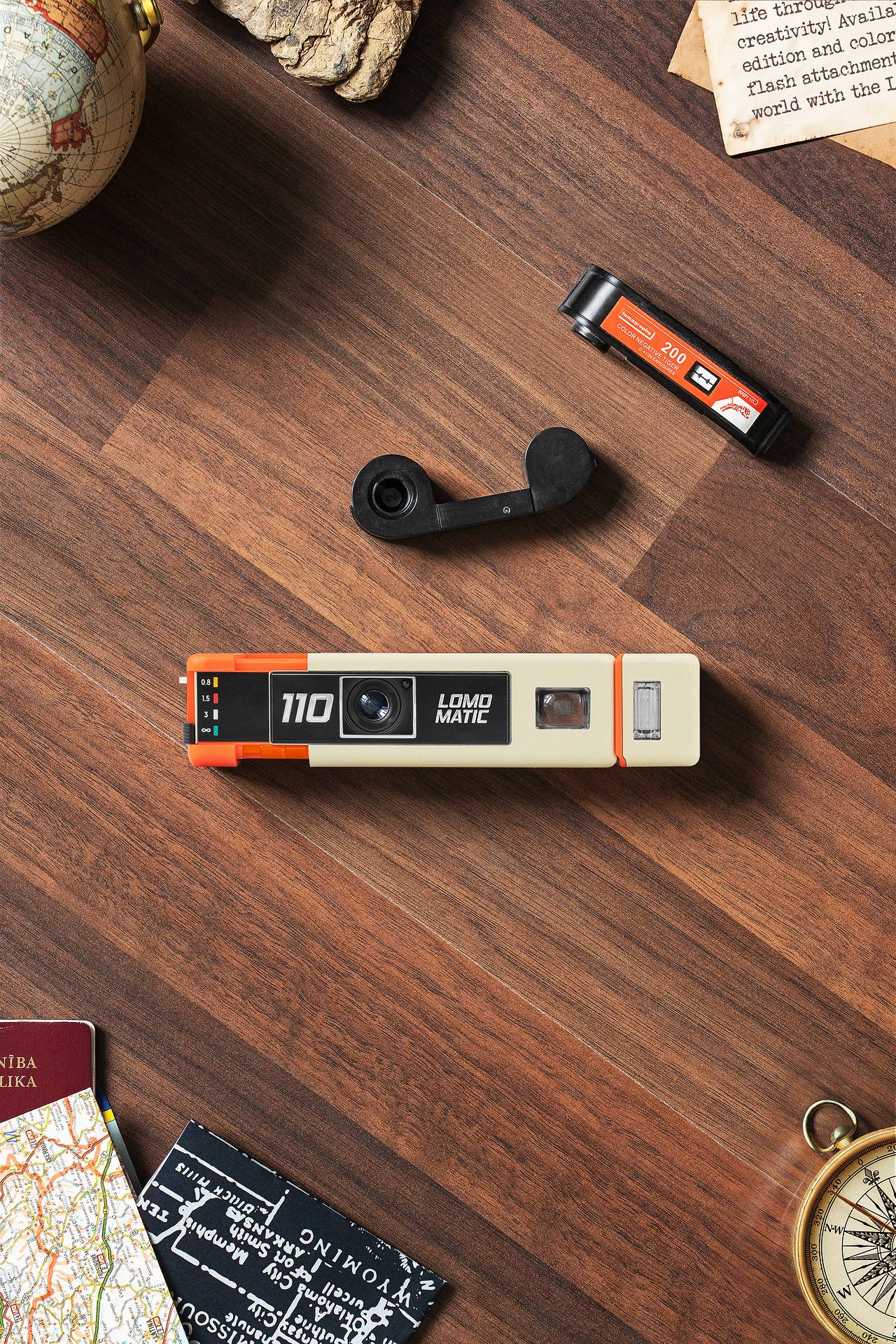 Bold and colorful camera body ready to be your trusted and stylish companion on every excursion.