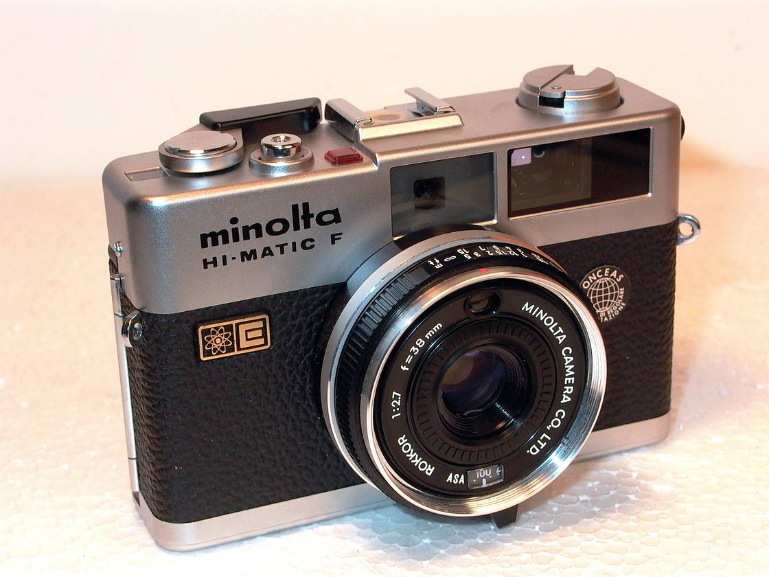 MINOLTA 面倒くさ HI-MATIC F 中古フィルムカメラ 