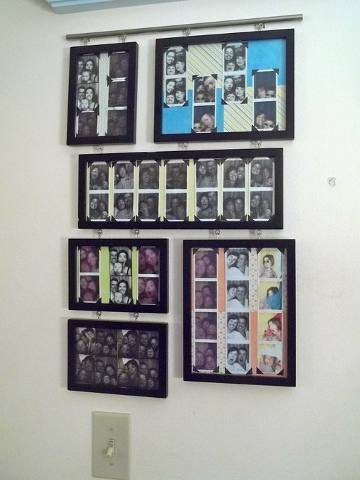 How to Display Vintage Photo Booth Photos