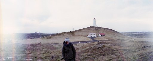 Der Leuchtturm Reykjanesviti in Island