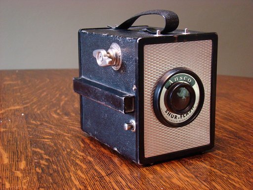 Ansco Shur-Flash Medium Format Box Camera