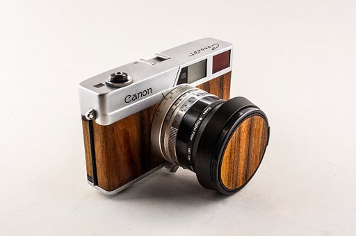Re-skinning a Canon Canonet in Santos Rosewood