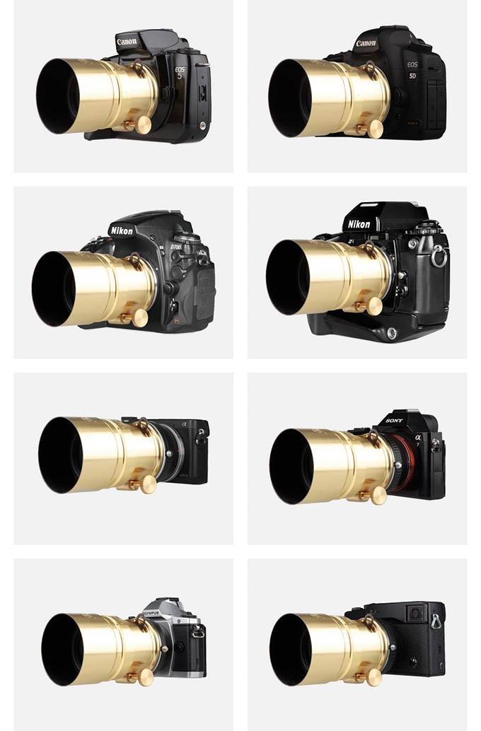 Objectif Petzval RODENSTOCK 380mm F/4 - Laiton - Collection Ugo Menichini