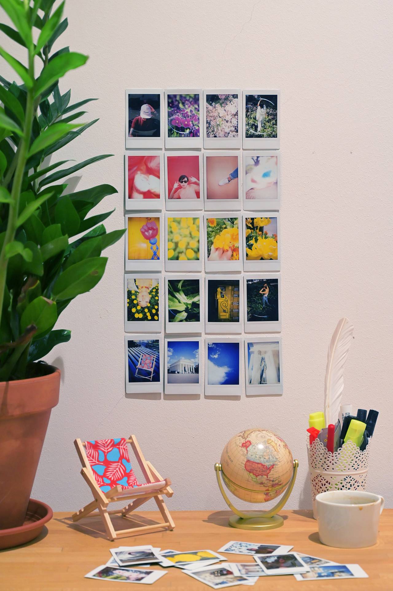 Fun display accessories including magnet stickers, glue dots and photo stands &amp; clips for easy sharing and presentation.