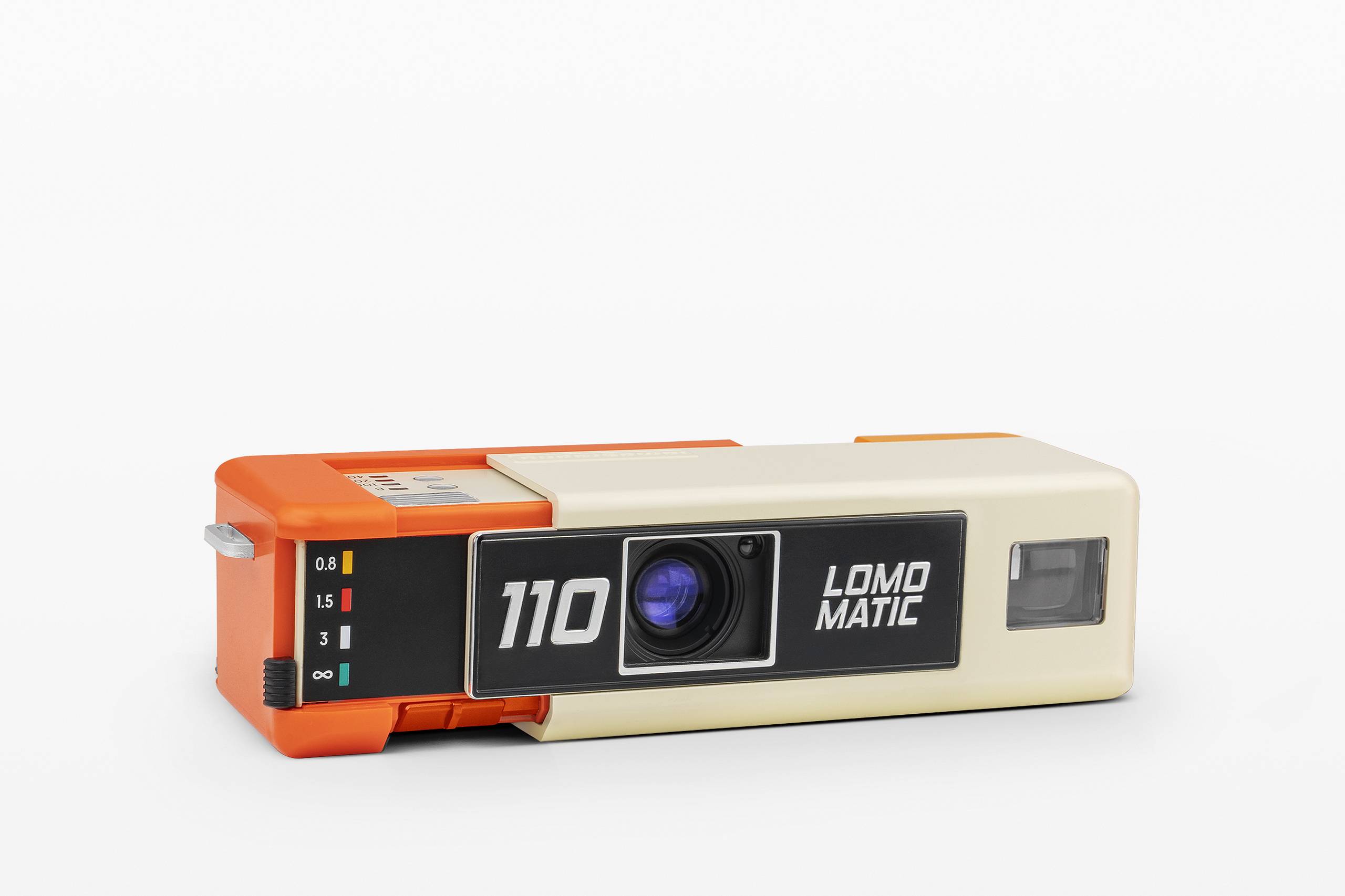 Lomomatic 110 自动玻璃镜头胶片相机 - 赤橙特别版