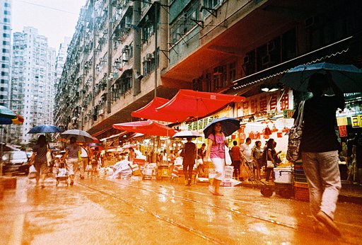 【本地作品分享】雨中的香港
