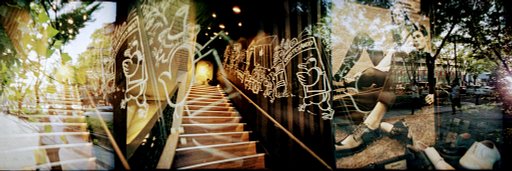 What causes overlapping photos in film photography?