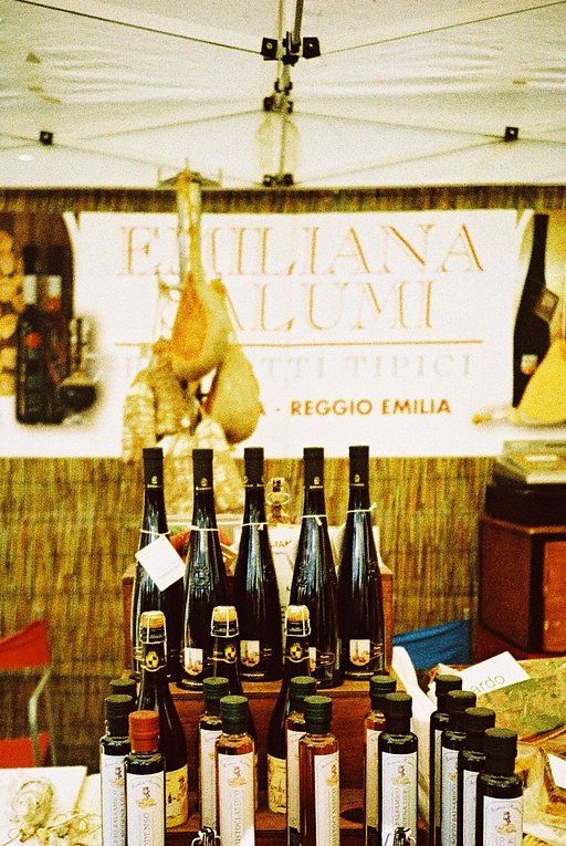 Italian food by Lomography X-Pro Slide 200