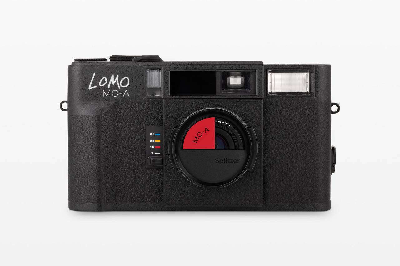 Lomography 經典特色功能 － 無限次多重曝光、長時間曝光、Splitzer 影像分割器與彩色閃光燈濾片。