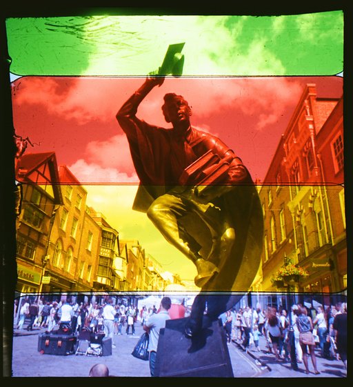 Make a 'Quadrachrome' Filter for Your Diana F+ Out of Unused Flash Gels