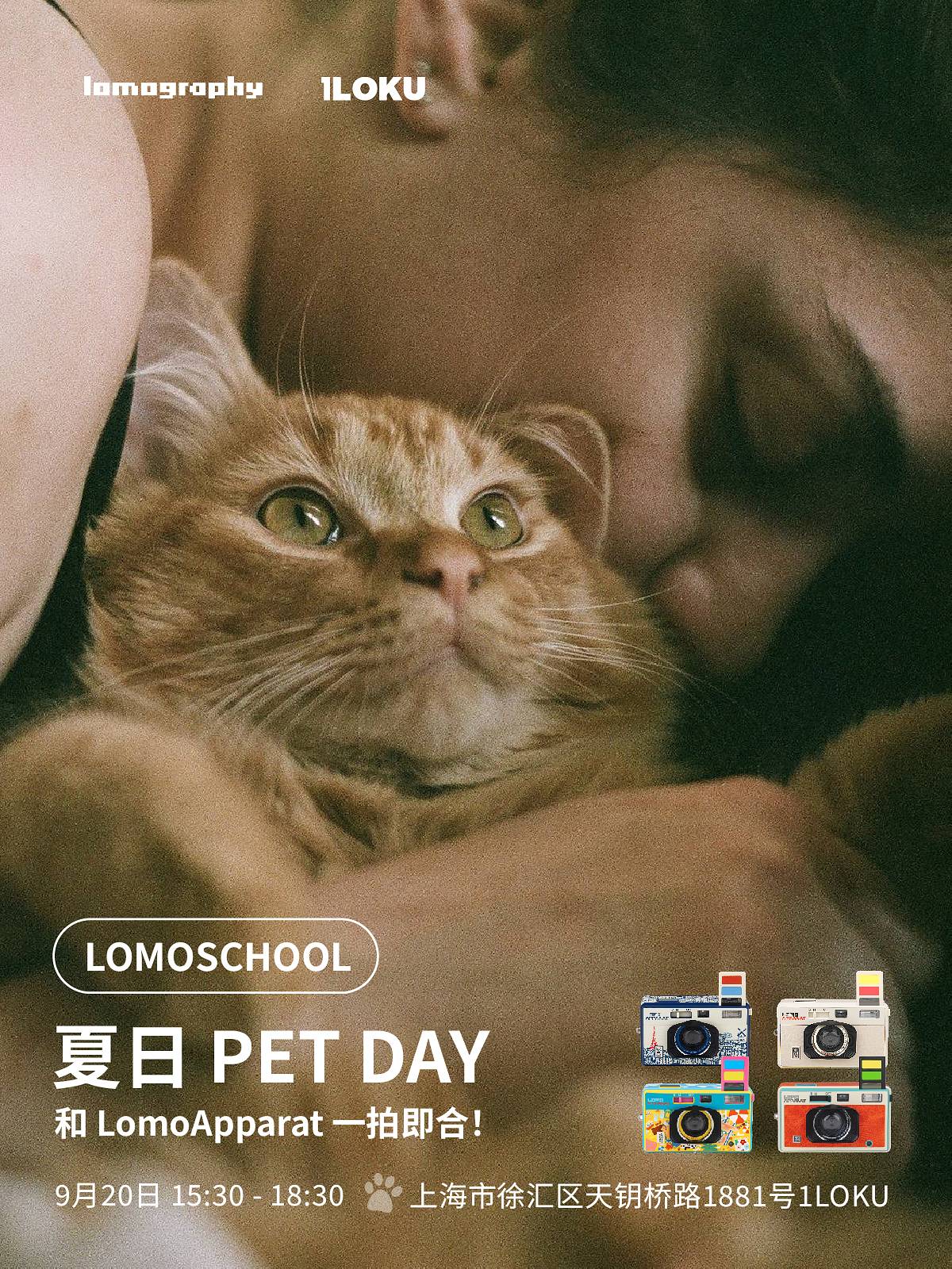 夏日宠物日：使用 LomoApparat 阿帕赫超广角胶片相机拍摄