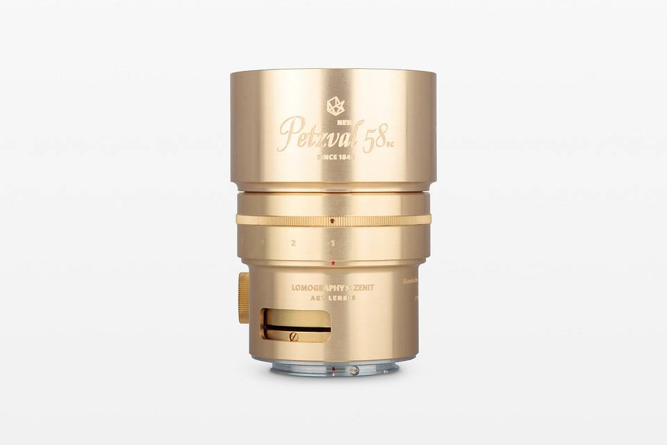 Petzval 匹兹伐 58 焦外调控艺术镜头 58mm f/1.9 － 黄铜尼康卡口版本