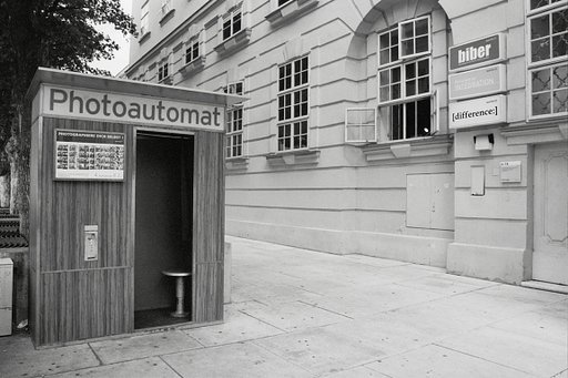 Der alte Fotoautomat im Wiener Museumsviertel