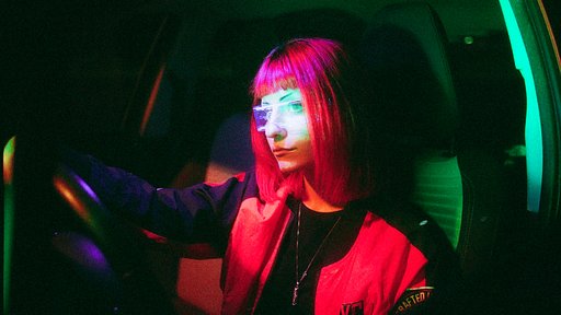 Cyberpunk Portraits on Lomography Color Negative 800 Film by Riccardo Montanini