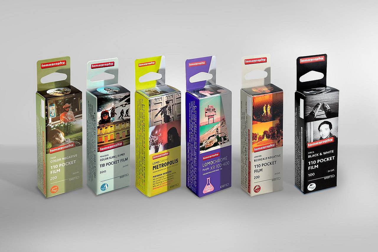 Lomography 110 film selection