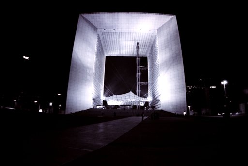 La Défense at night