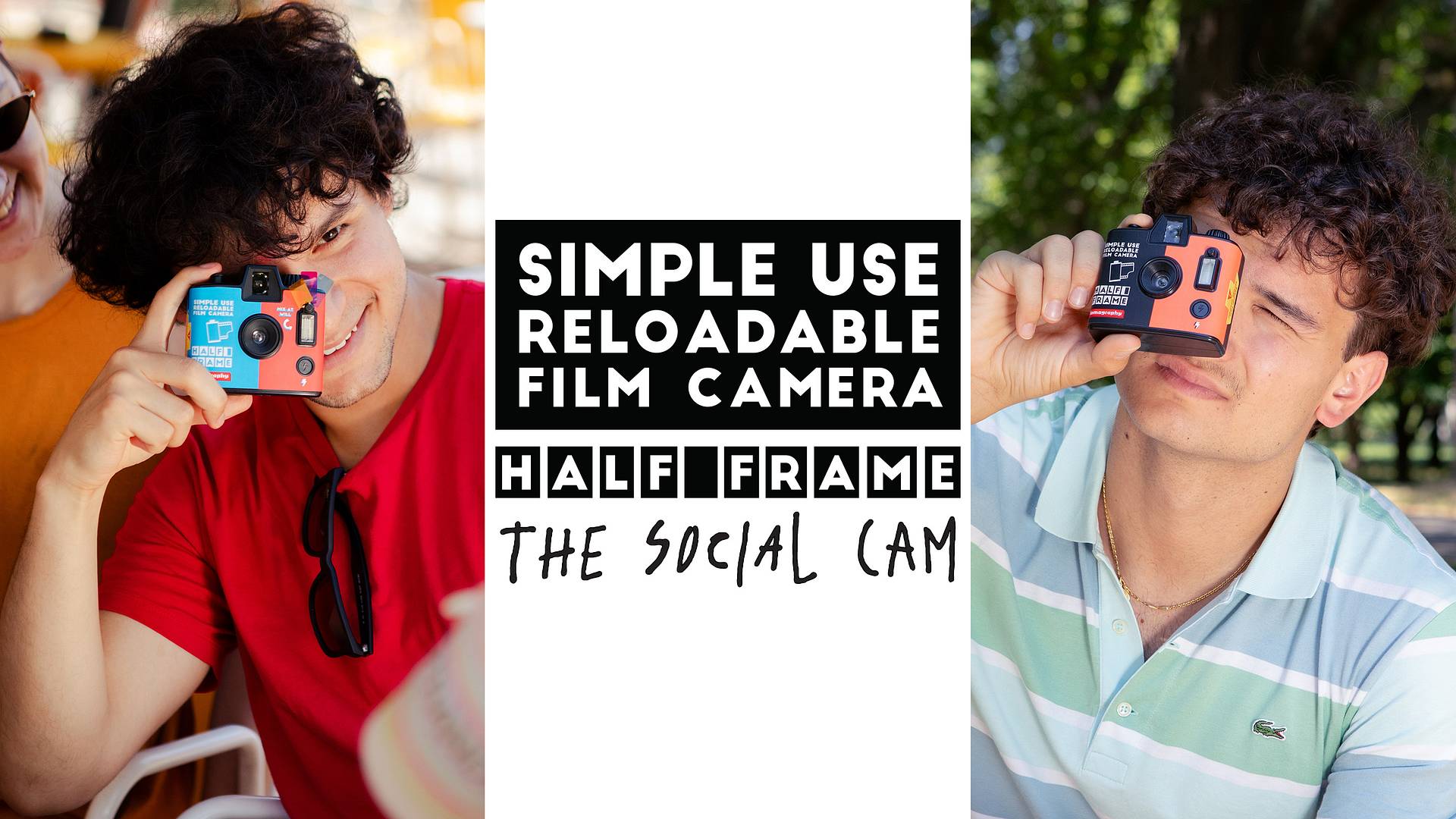 40枚撮りフィルムが装填されたハーフカメラ「Half-frame Simple Use Reloadable Film Camera」が登場