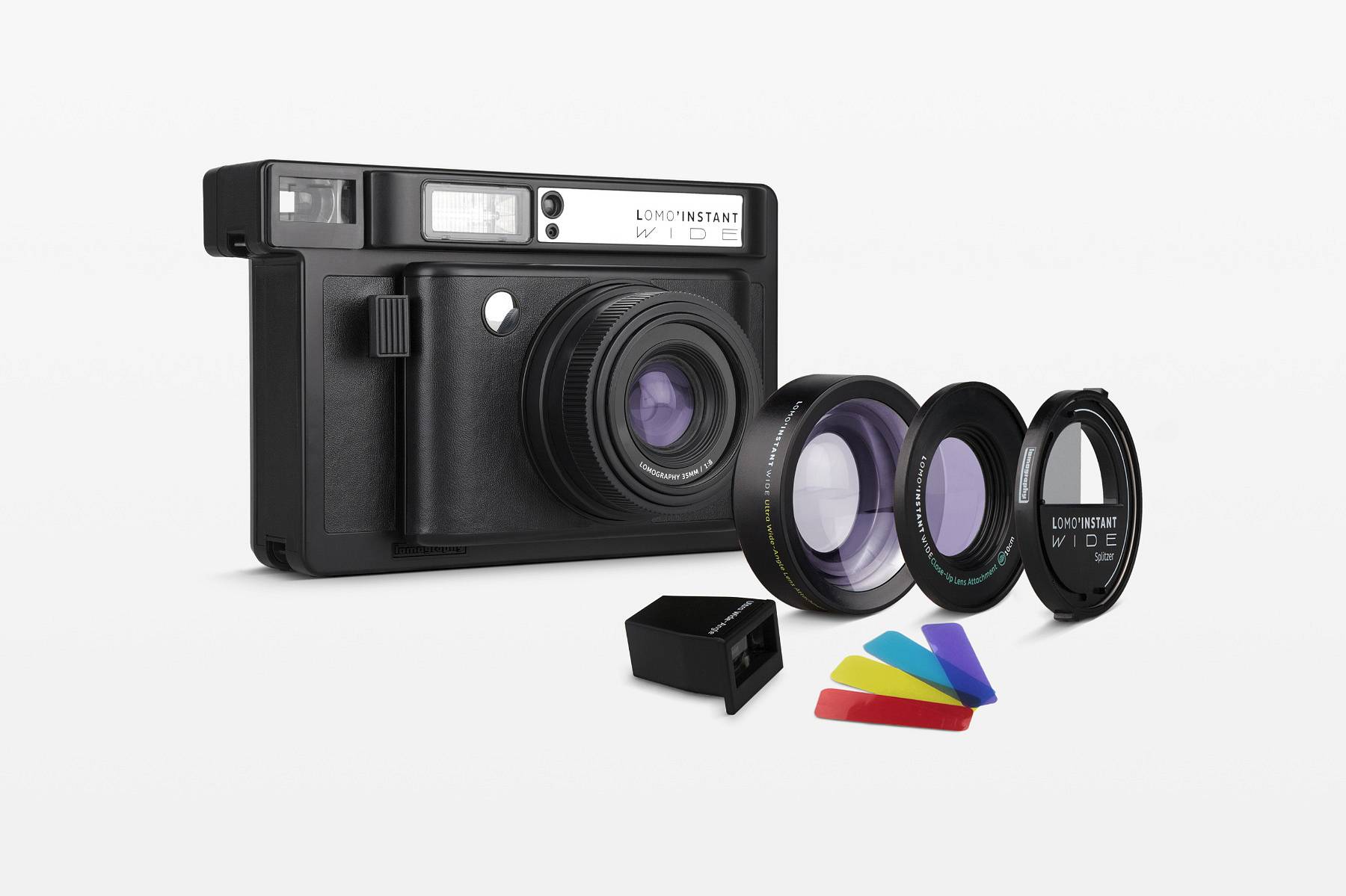 Lomo'Instant Wide 宽幅拍立得相机套装－经典墨黑色