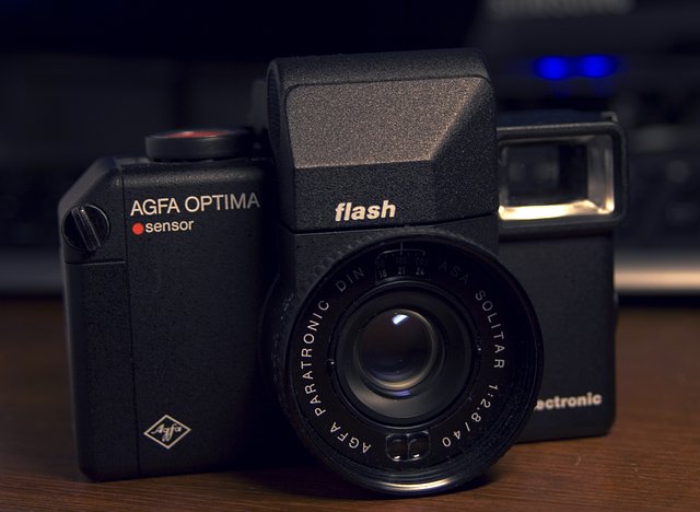 Appareil Photo Argentique Agfa Optima Sensor Electronic - Compact 24x36 Point And Shoot - Occasion Fonctionnel