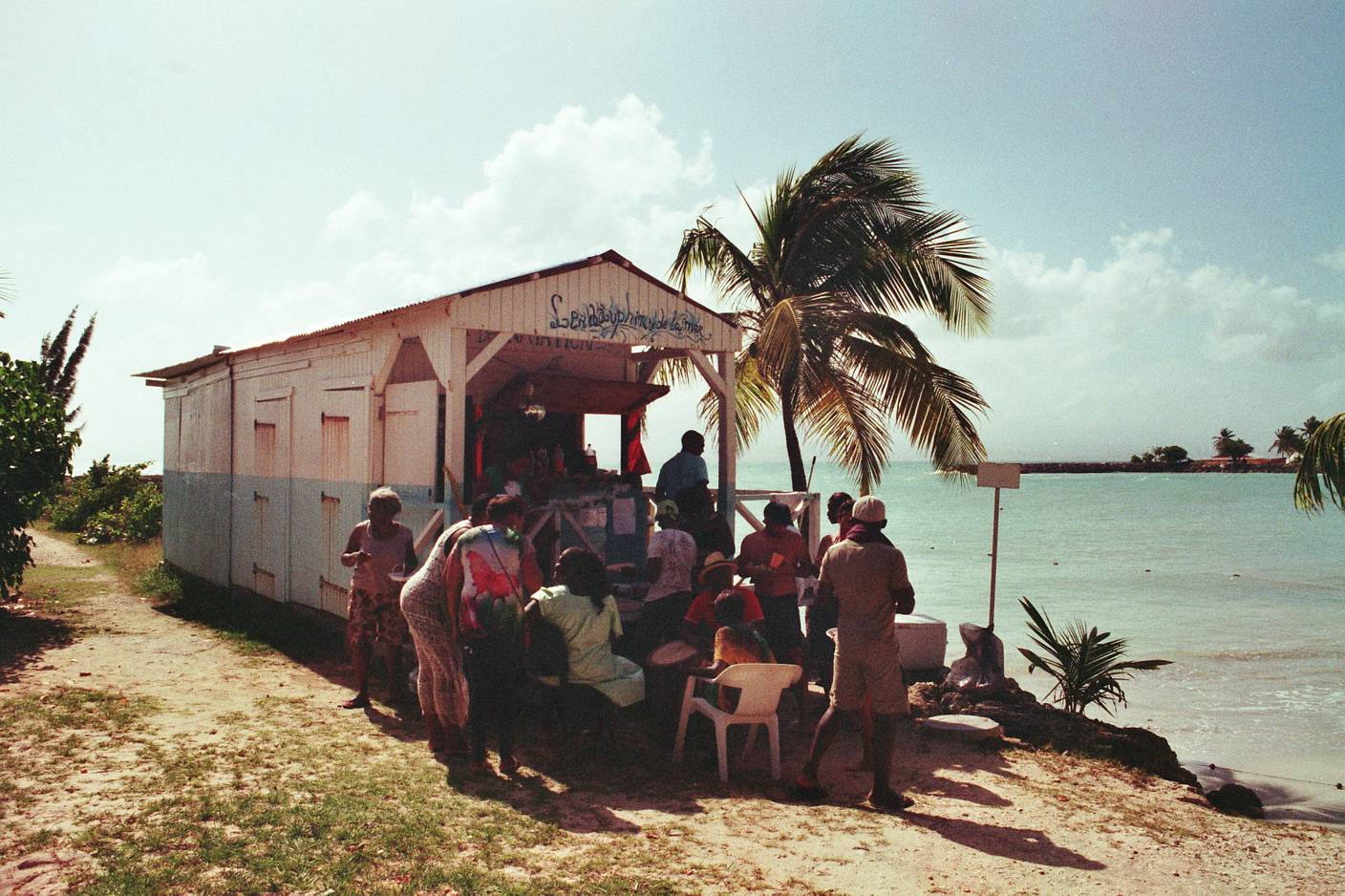 Eine Lomowall in Guadeloupe