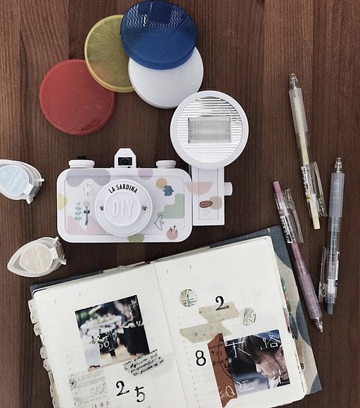 【La Sardina DIY】攝影與創作拼湊的手帳生活——設計師 Hairmo 分享