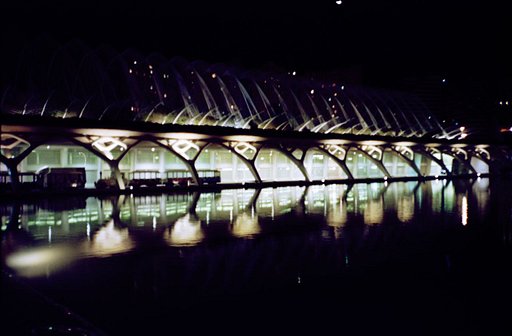 City of Arts and Sciences by Night