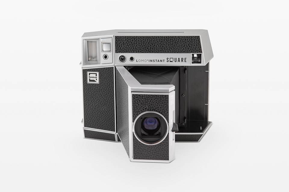 Lomo'Instant Square 方形拍立得相机 - 银耀黑版本