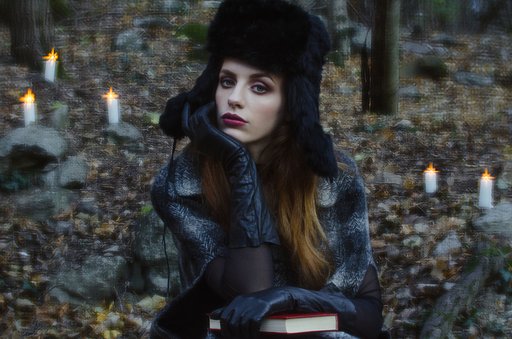 Winter Fairy Tale: Michela Riva with The Daguerreotype Achromat Art Lens