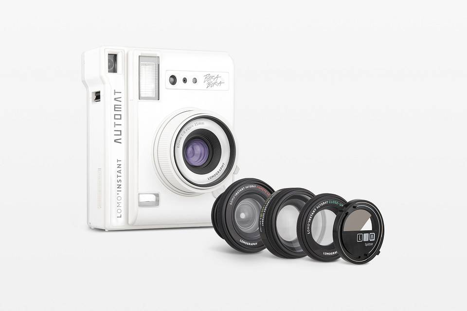 Lomo'Instant Automat 自动拍立得相机套装－经典纯白色