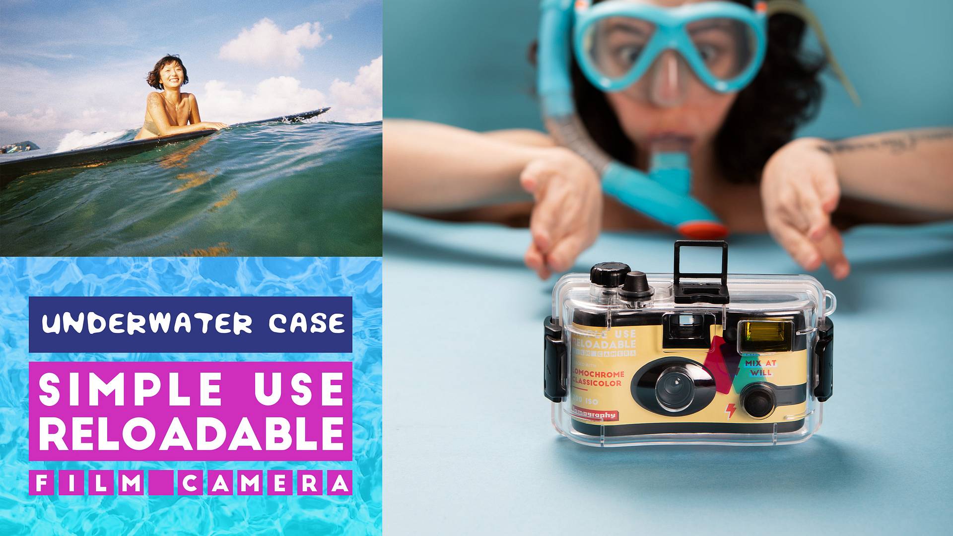 ดีลสุดคุ้ม! ซื้อกล้อง Simple Use รับฟรีเคสดำน้ำ Simple Use Underwater