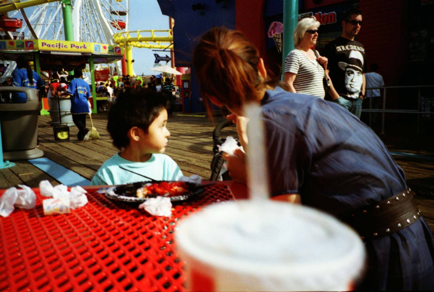 紐付き激レア❗️undercover はめ絵期2001年　サンダーボーン　ポーチ サンタモニカ・ピア Santa Monica Pier · Lomography