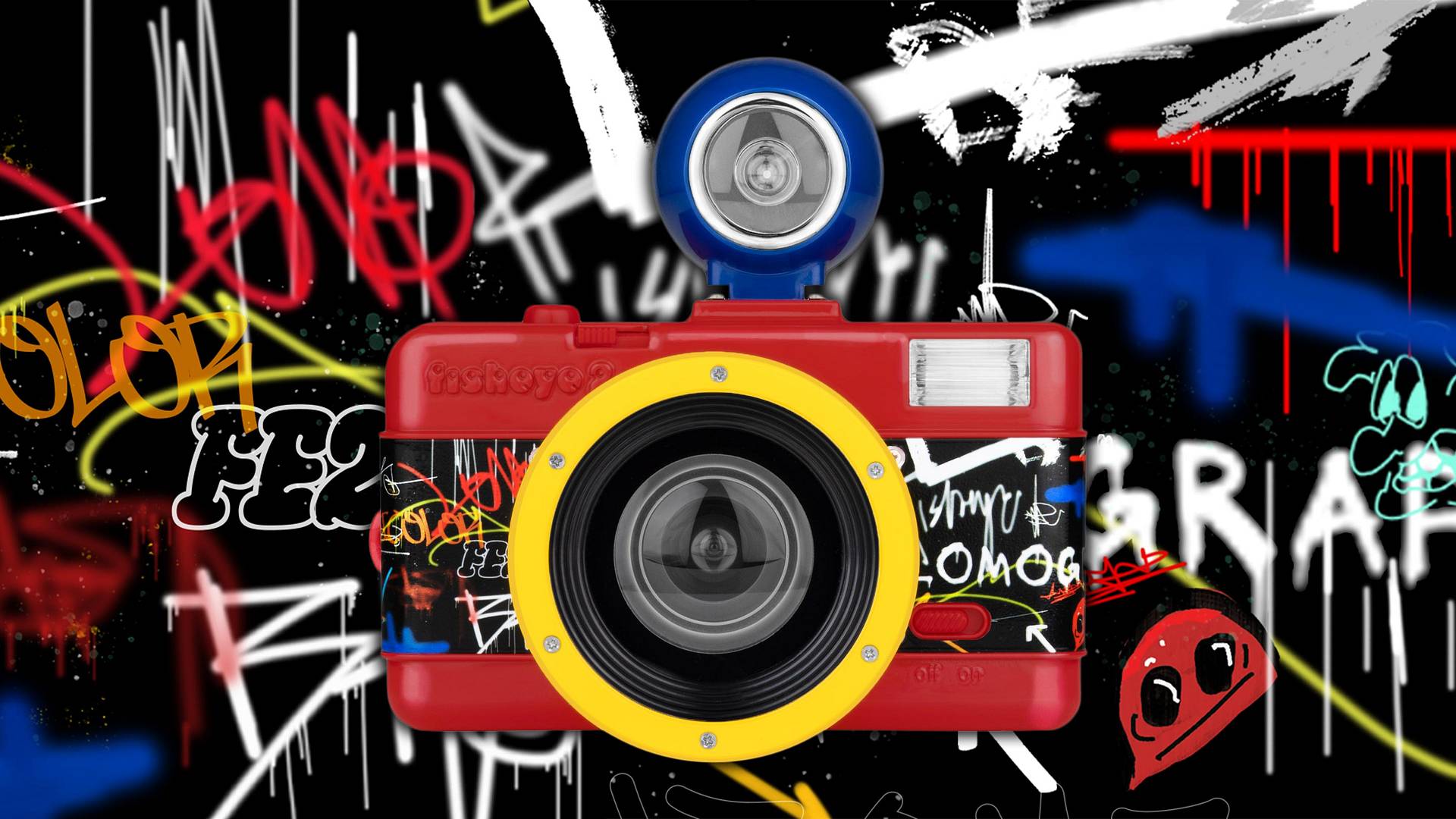 新品上线 | Fisheye No.2 135 第二代鱼眼胶片相机 - Graffiti 街头涂鸦特别版