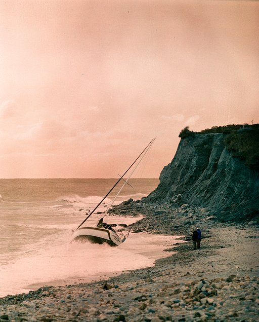 End of the World: Montauk on LomoChrome Turquoise 120 Film by James Katsipis