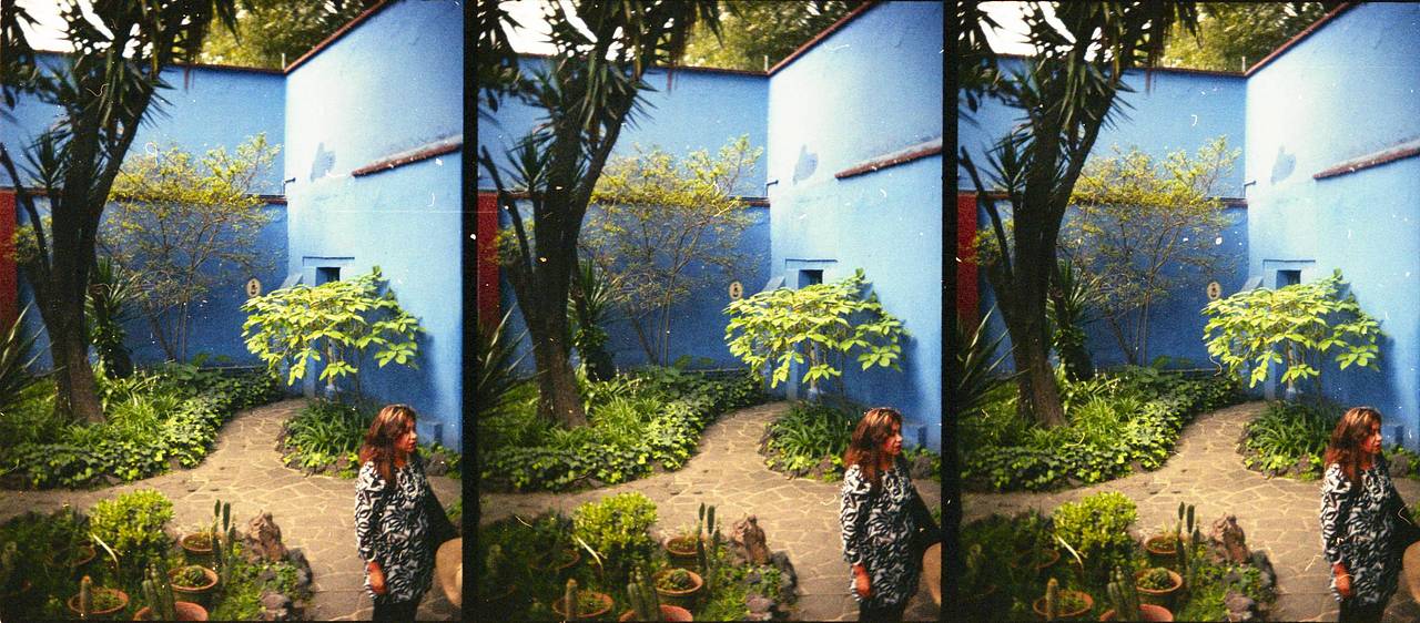 蓝房子（La Casa Azul） 是 Frida Kahlo 的旧居，以钴蓝色的墙壁而闻名。它位于 卡门区（Colonia del Carmen） ，是了解 Frida Kahlo 和 Diego Rivera 生活的绝佳地点。(Photo by fram)