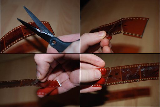 Cut and Stick Your Negatives