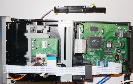 Dusting Under the Hood of a Konica Minolta Dimage Scan Dual IV Film Scanner