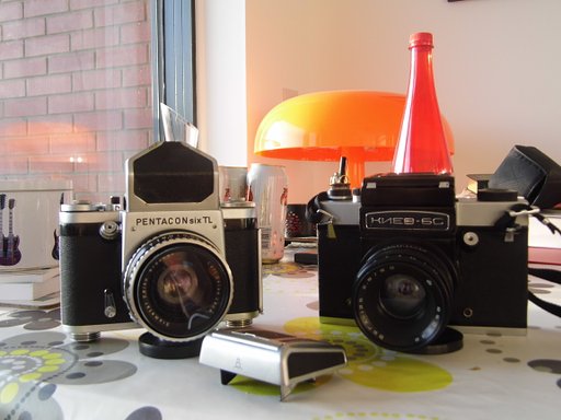 The Pentacon Six and Kiev 6c[s] compared