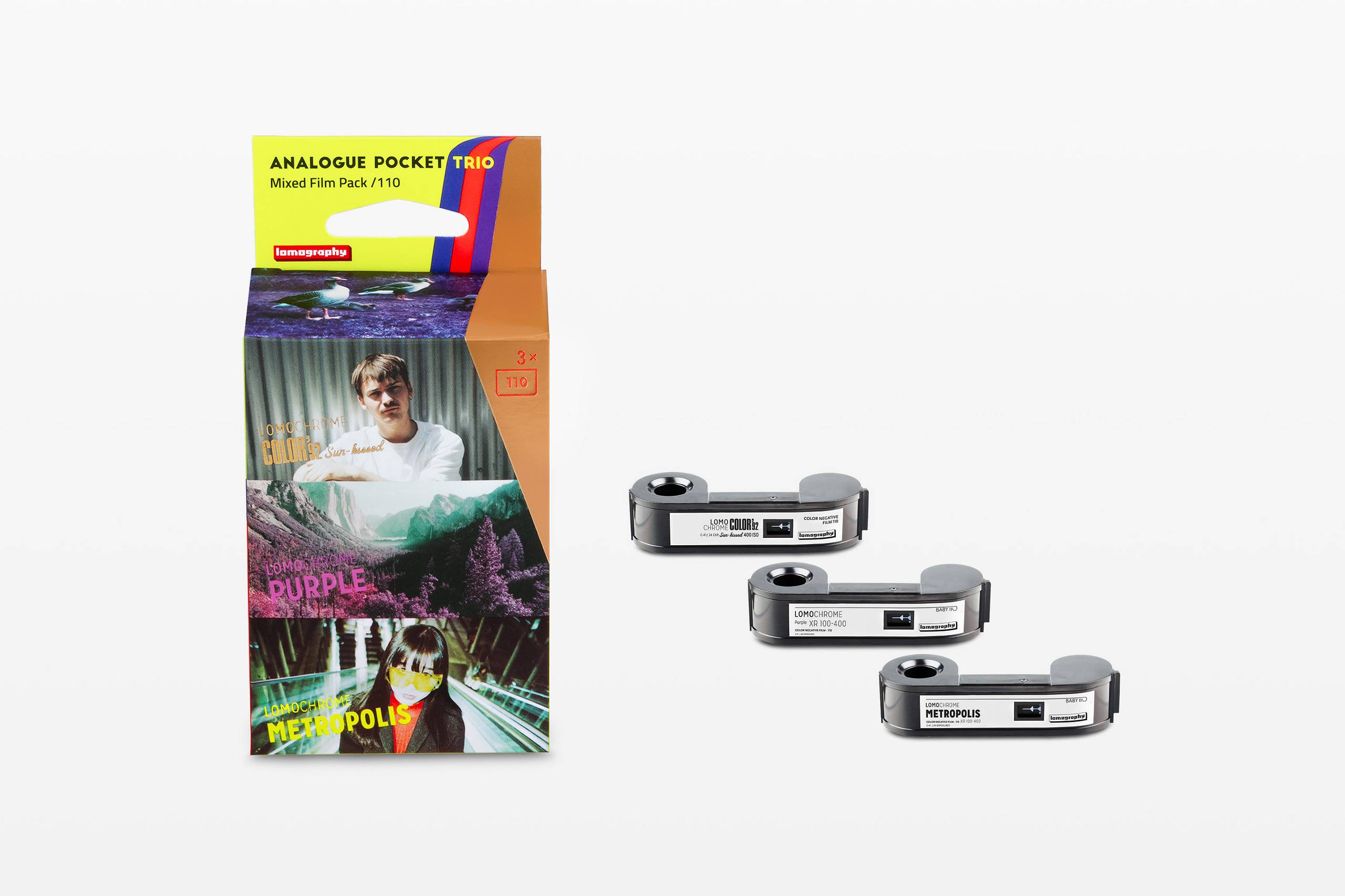 Lomography Analogue Pocket Trio 110 三重奏胶卷套装