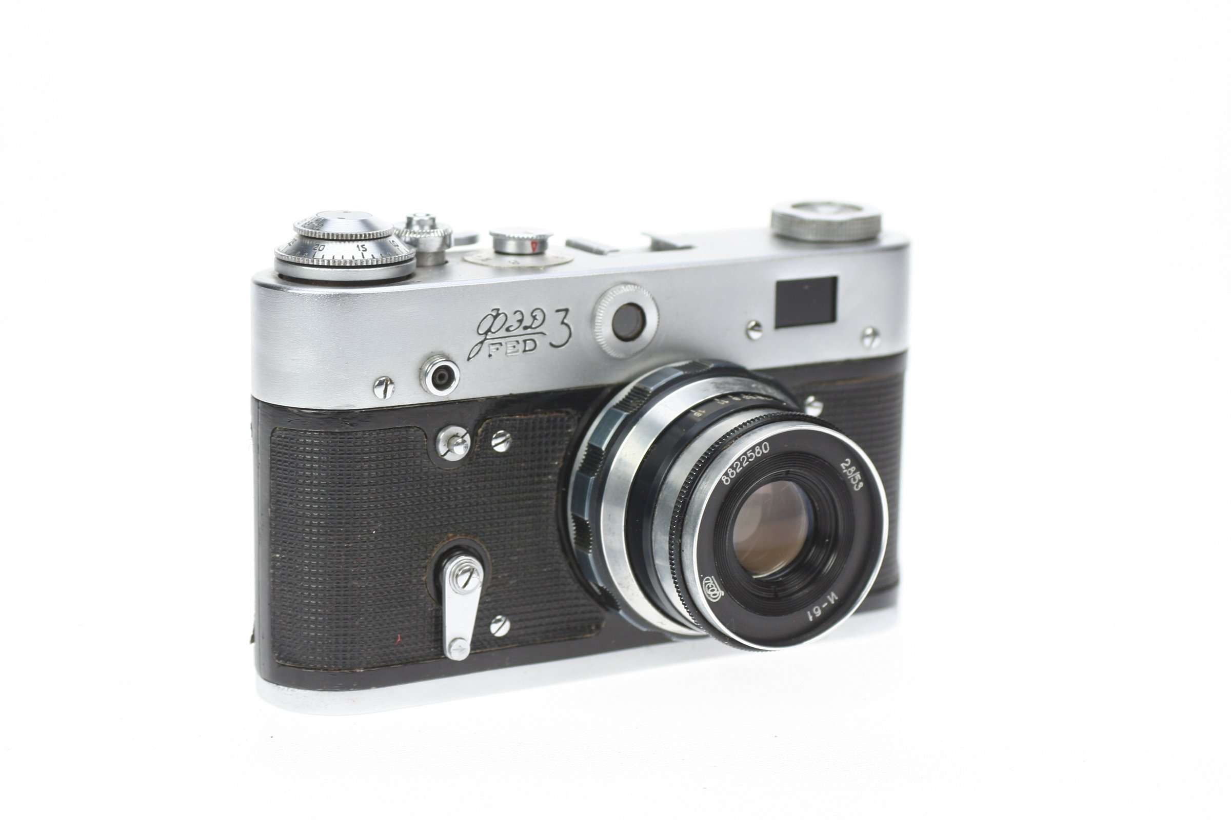 FED 3 レンジファインダーカメラ Vintage FED-3 35mm Film Camera With Industar-61l/d Lens – USSR