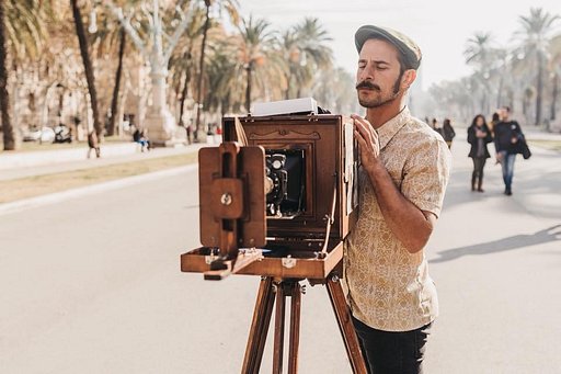 Large Format Portrait Photography on the Streets of Barcelona