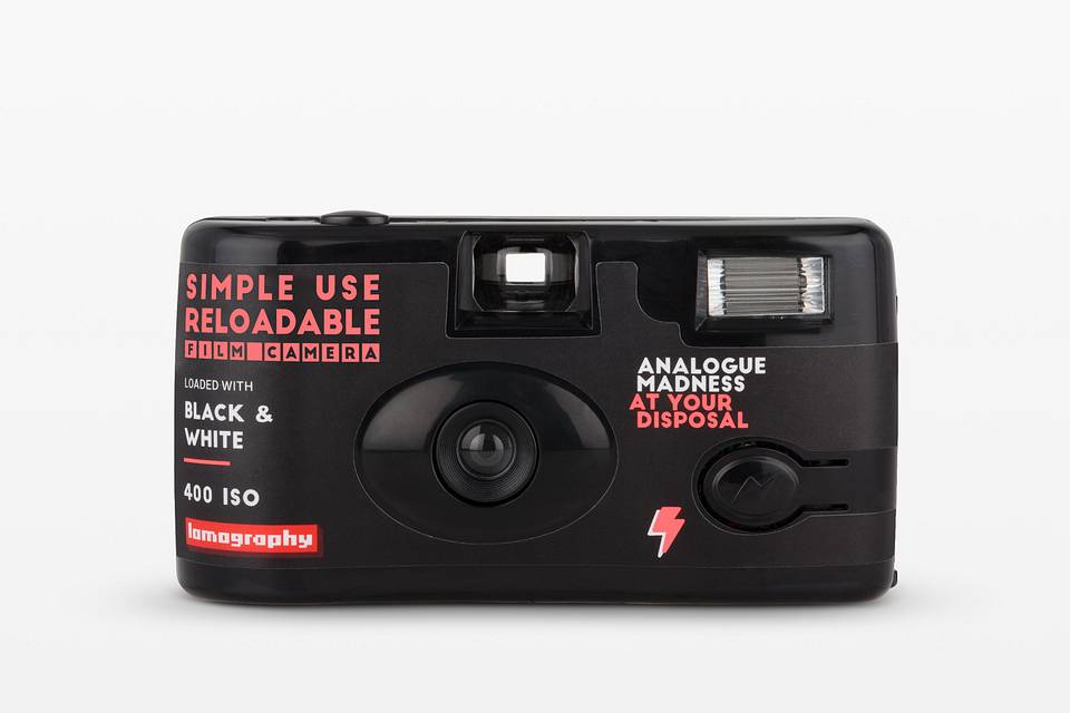 Lomography Simple Use 易拍胶片相机（Lady Grey ISO 400 黑白） - 27 张